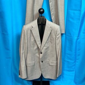 8943 Sarar Elegant Men's Light Gray Blazer Suit